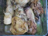 Poulet aux oignons confits