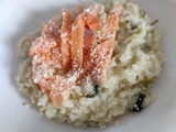 Risotto poireau saumon au thermomix