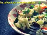 Riz safrané aux tomates séchées