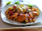 Salade de pois chiches au carottes et cumin