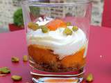 Verrine abricot crème mascarpone