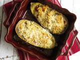 Aubergines farcies croustillantes