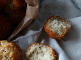 Beignet à la ricotta aux noisettes et au citron