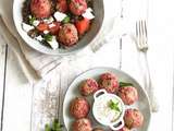 Boulettes de betteraves et haricots rouges