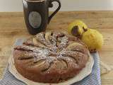 Cake aux poires à la farine de châtaigne