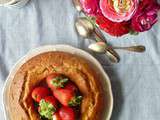 Cake marbré aux amandes et aux fraises