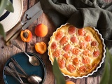 Clafoutis abricots vanille pignon