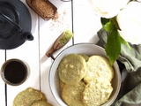 Cookies matcha-sésame-chocolat blanc