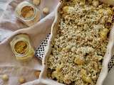 Crumble de chou fleur et banane plantain