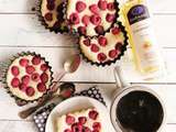 Financiers façon tartelettes aux framboises et huile de cacahuète