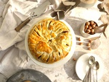 Galette des rois poire-chocolat-noisette