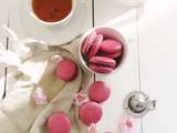 Macarons chocolat-cassis