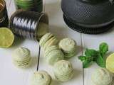 Macarons coco-citron vert-menthe