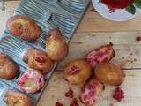 Madeleines aux groseilles