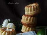 Mini bundt cakes au citron vert et chocolat blanc