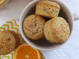 Muffins à l'orange et aux noisettes