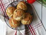 Pain au basilic et tomates séchées