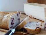 Pain de mie de seigle aux amandes et cranberries