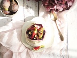 Pavlova figues et crème de marrons