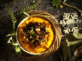 Polenta au potimarron et aux morilles