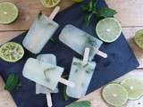 Popsicles citron vert coco menthe {spécial canicule}