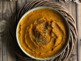 Purée de carottes et patates douces au cumin