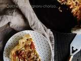 Quiche champignons-chorizo