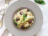 Risotto aux asperges et citron