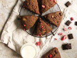 Scones au chocolat, noisettes...et pralines