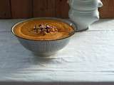 Soupe de butternut-coco-curry-noisette