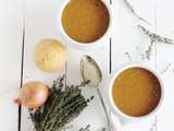 Soupe de navets caramélisés au calvados