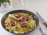 Tagliatelles aux figues et au noix