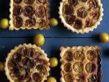 Tarte aux mirabelles, noisettes et gingembre