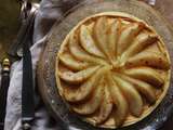 Tarte aux poires caramel et coriandre