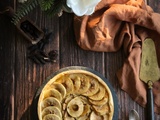 Tarte aux pommes et fève tonka