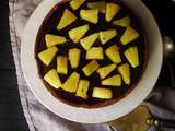 Tarte Corian {chocolat-ananas-coriandre}