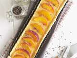 Tarte melon-nectarine