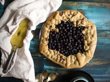 Tarte rustique myrtilles-spéculoos