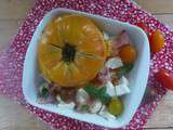 Tomate cocotte caprese en chaud froid