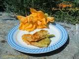 Beignets de fleurs de courgette pour prolonger les vacances