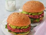 Burger veggie - steak de betterave #vegan #glutenfree