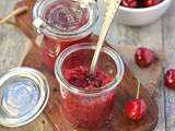 Chutney de cerises au gingembre #vegan