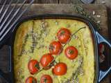 Clafoutis aux tomates cerises #vegan