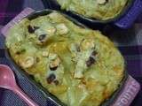 Clafoutis poires-roquefort-noisettes