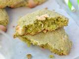 Cookies chocolat blanc/matcha #vegan #glutenfree