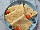 Crêpes à l'okara #vegan