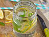 Detox water {Citron & verveine}