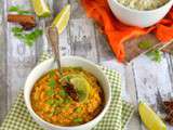 Dhal de lentilles corail au lait de coco #vegan