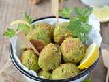 Falafels au chou kale #vegan #sans gluten