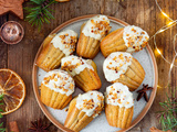 Madeleines aux épices chaï #Noël #sanslactose